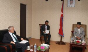 उपराष्ट्रपति यादवसँग इजरायलका राजदूत गोल्डबर्गरको भेट