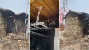 आगलागीबाट टेलिकमको टावरमा क्षती