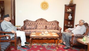 संसद् अवरोध अन्त्य गर्न प्रधानमन्त्रीको सक्रियता, कांग्रेस सभापति देउवासँग छलफल