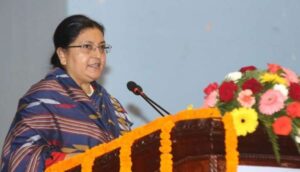 एमाले माइती हो, जतिबेला पनि फर्किन्छु : पूर्वराष्ट्रपति भण्डारी