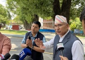 कांग्रेसलाई विष्णु पौडेलको चेतावनी- ओलीमाथि लगाएको आरोपमा माफी नमागे प्रतिवादमा उत्रन्छौँ