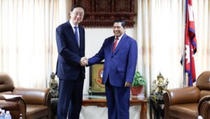 परराष्ट्रमन्त्रीसँग चिनियाँ उपविदेशमन्त्रीको भेट