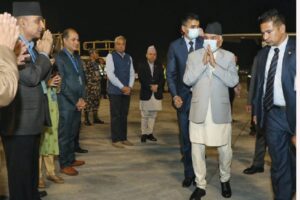 राष्ट्रपति पौडेल स्वदेश फिर्ता
