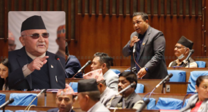 एमाले अध्यक्ष ओलीले मन्त्री श्रेष्ठको अपहेलना गरेको भन्दै सदनमा रास्वपाको आपत्ति