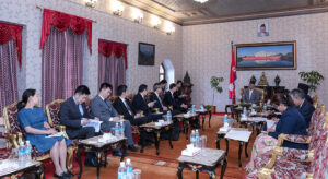 शीतल निवास पुगेर चिनियाँ उपविदेशमन्त्रीले गरे राष्ट्रपतिसँग शिष्टाचार भेट