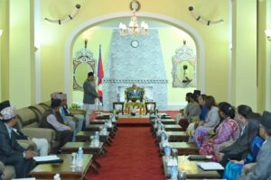 लोकतन्त्र सुदृढ हुन मोरल अथोरीटीको सम्मान गर्ने संस्कार आवश्यक : राष्ट्रपति पौडेल