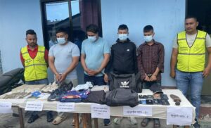 दुई करोड लुटेको आरोपमा प्रहरी हवल्दारसहित चार जना पक्राउ