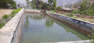 हिउँदमा सिँचाइ गर्न फलेवासमा पोखरी निर्माण