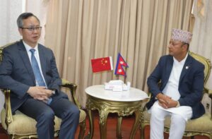 ऊर्जामन्त्री खड्का र चिनियाँ राजदूतबीच भेटवार्ता