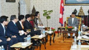 राष्ट्रपतिद्वारा नेपालमा लगानी गर्न जापानीहरूलाई आग्रह