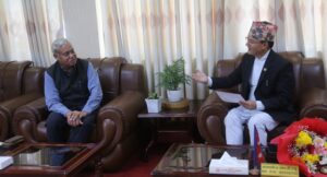 वनमन्त्री शाहीसँग भारतीय राजदूतको शिष्टचार भेट