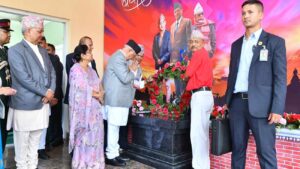 शपथपछि पार्टी कार्यालय पुगे प्रधानमन्त्री ओली