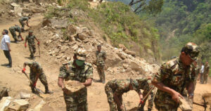 सेनाद्वारा एक हजार चार सय किलोमिटर सडक निर्माण