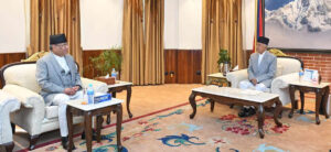 राष्ट्रपति र प्रधानमन्त्रीबीच भेटवार्ता
