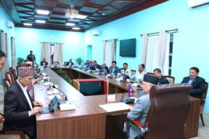 सिंहदरबारमा मन्त्रिपरिषद् बैठक बस्दै