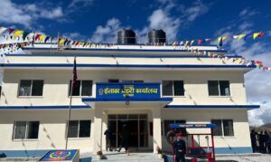मुक्तिनाथमा प्रहरीलाई सुविधा सम्पन्न कार्यालय भवन