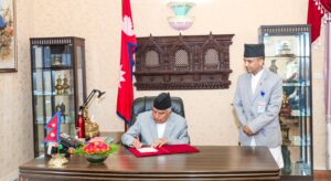 राष्ट्रपति पौडेलद्वारा टिआरसी विधेयक प्रमाणीकरण