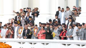 राष्ट्रपतिद्वारा इन्द्रजात्रा अवलोकन