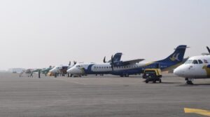 प्रतिकूल मौसमले हवाई उडान प्रभावित