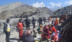 पवित्र तीर्थस्थल कागबेनीमा पितृतर्पण गर्नेको घुइँचो