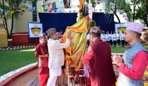 प्रहरी महानिरीक्षक कुँवरद्वारा मौलो पूजा