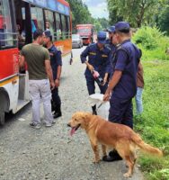 धरानमा तालिम प्राप्त कुकुरसहित प्रहरी चेकजाँच सुरु