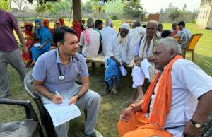 डा. ओम फाउन्डेसनद्वारा निःशुल्क स्वास्थ्य शिविर सञ्चालन