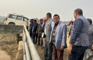 ऊर्जामन्त्री खड्काद्वारा जमुनी सिँचाइ आयोजनाको स्थलगत निरीक्षण