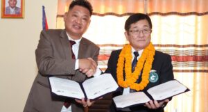 अर्जुनधारा र जापानको तोनो सिटीबीच भगिनी सम्बन्ध