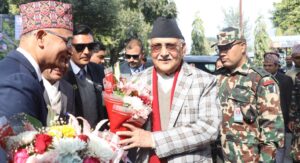 प्रधानमन्त्री ओली पोखरामा
