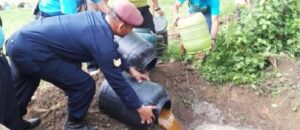 प्रहरीद्वारा अवैध घरेलु मदिरा नष्ट