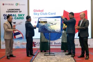 ग्लोबल आइएमई बैङ्कद्वारा यती एअरलाइन्ससँगको सहकार्यमा ‘ग्लोबल स्काई क्लब कार्ड’ सार्वजनिक