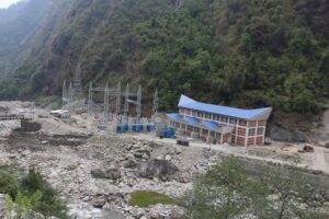 २१ दशमलव तीन मेगावाट क्षमताको ठूलोखोला जलविद्युत् आयोजना अन्तिम चरणमा