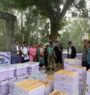 बन्दीपुरका एक सय किसानलाई मौरीसहित घार वितरण