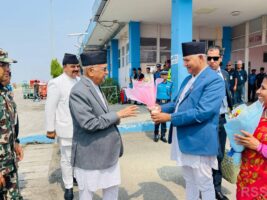 प्रधानमन्त्री ओली लुम्बिनीमा