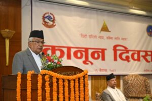 न्यायपूर्ण समाज निर्माणमा न्याय र कानुन जगतको दायित्व छः राष्ट्रपति