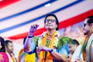 पोखराको कोटीहोममा  छमछमी नाचे महानायक हमाल