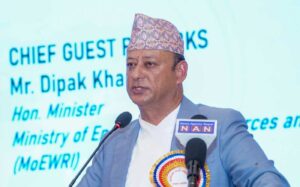 मन्त्री खड्काद्वारा ऊर्जामन्त्रीस्तरीय बैठकलाई सम्बोधन