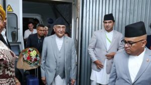 मेड्रिड पुगे प्रधानमन्त्री ओली