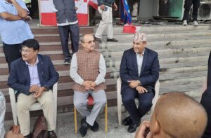 सानेपास्थित कांग्रेस पार्टी कार्यालयमा उपसभापति खड्काको निरीक्षण