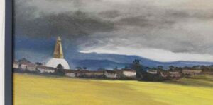 बौद्ध क्षेत्रका पुराना जीवन्त तस्बिरलाई रङमा उतार्दै आना