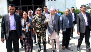 सभामुख र उपसभामुखद्वारा संसद् भवन निरीक्षण