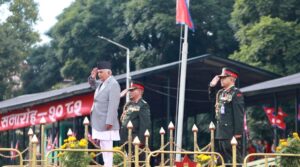 सैनिक मञ्च टुँडिखेलमा फूलपाती बढाइँ