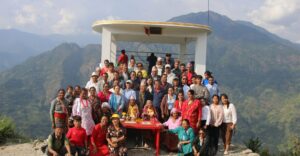 खेवाङले दिए गाउँलेलाई ‘भ्यू-टावर’ उपहार