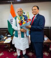 ऊर्जामन्त्री घिसिङ र भारतका विद्युत्मन्त्री खट्ठरबीच भेटवार्ता