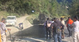 कालीगण्डकी कोरिडोरः लस्ती–बेनी खण्ड कालोपत्र गरिँदै