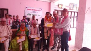 पत्रकार केशव भट्टराई विराटनगरमा सम्मानित