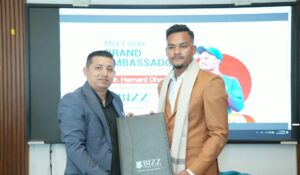 क्रिकेट खेलाडी धामी बिज एजुकेशनका ब्रान्ड एम्बासडर