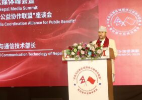 नेपाल एक चीन नीतिप्रति प्रतिवद्ध छ, सञ्चारमन्त्री खरेल