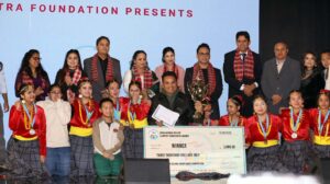 अमेरिकामा भएको नेपाली गायन र नृत्य प्रतियोगितामा आर्या र खुसी विजयी